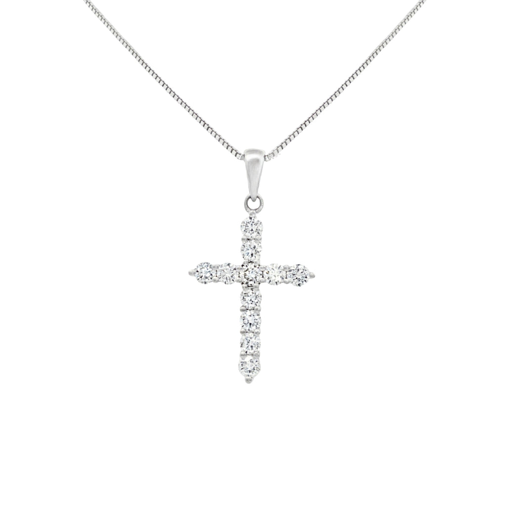 DIJE CRUZ DE DIAMANTES