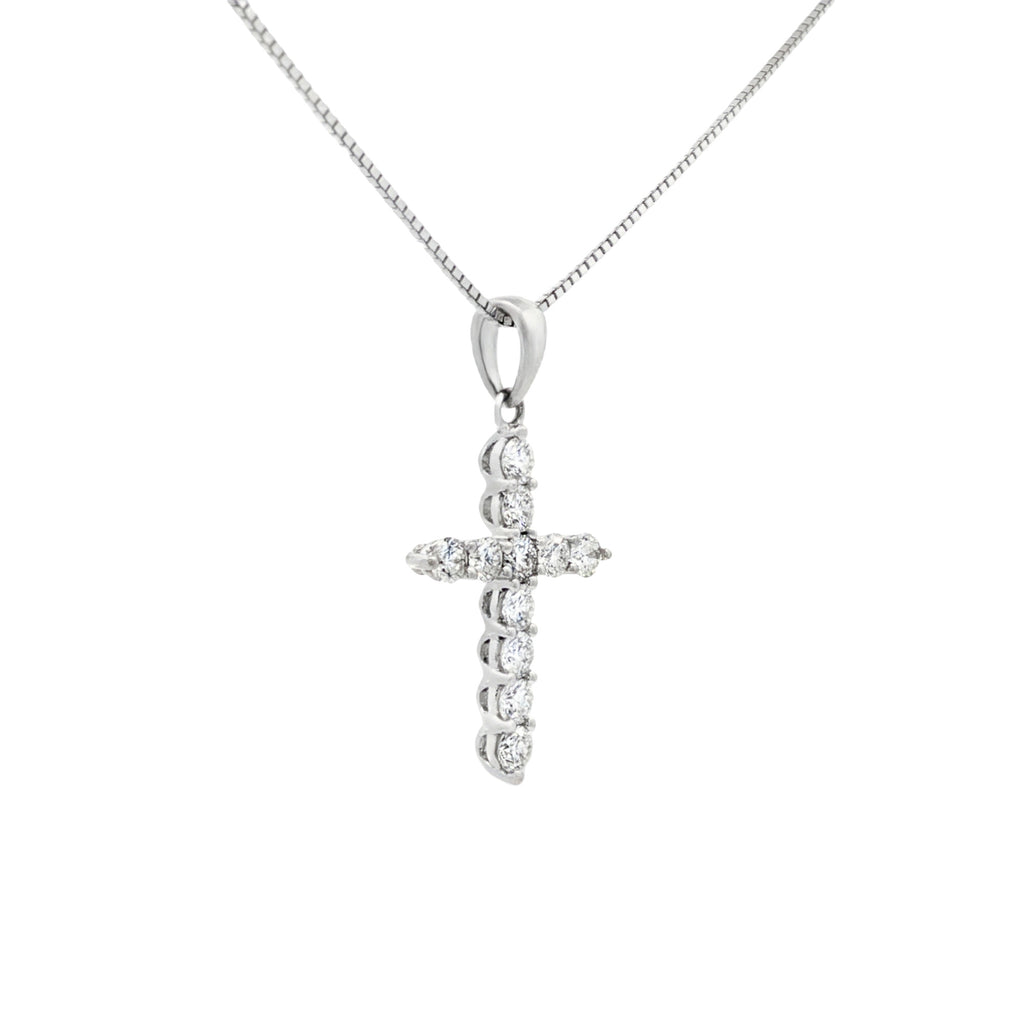 DIJE CRUZ DE DIAMANTES