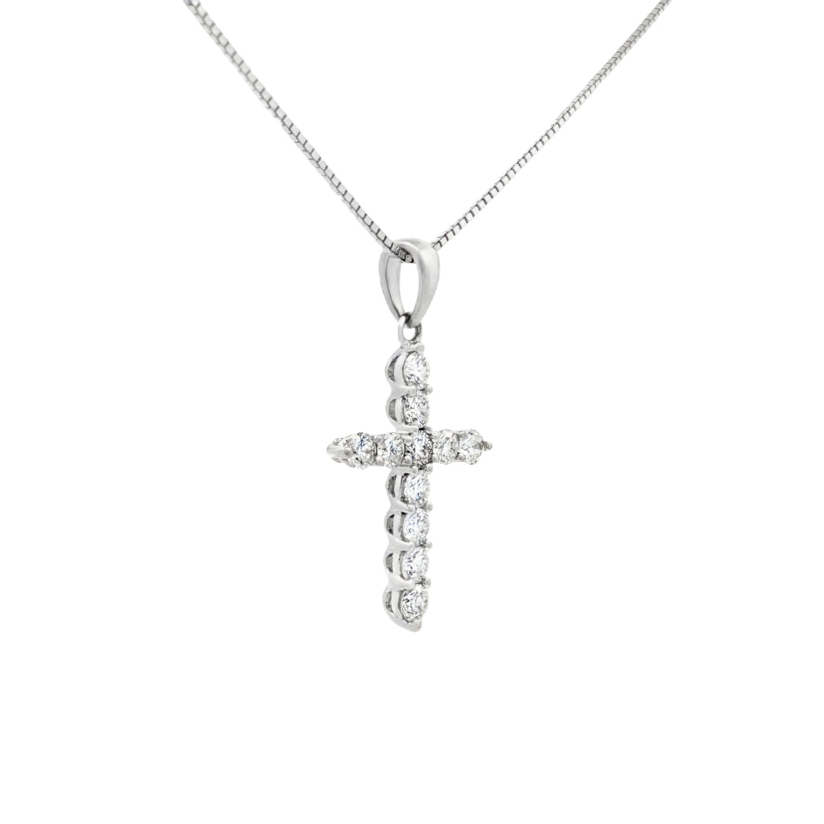 DIJE CRUZ DE DIAMANTES