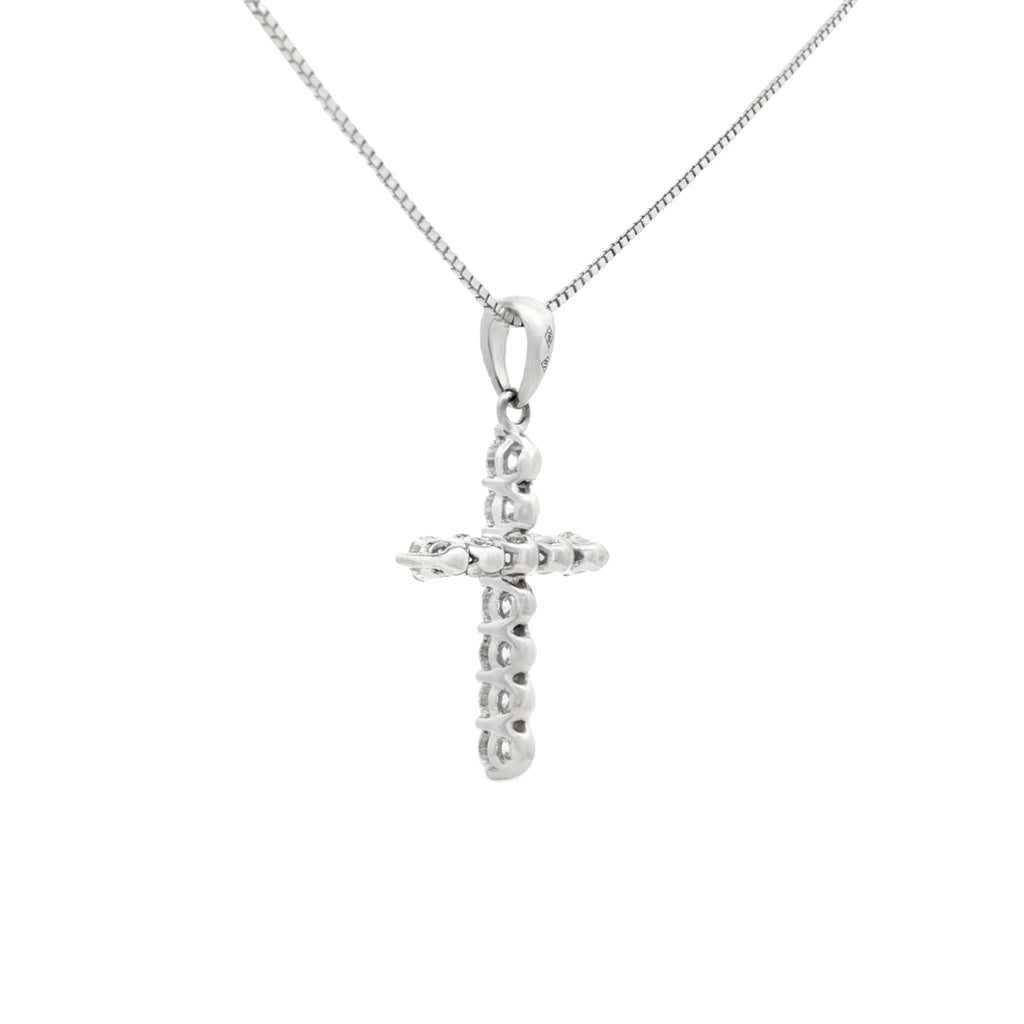 DIJE CRUZ DE DIAMANTES