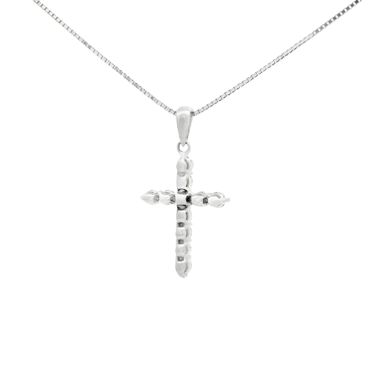 DIJE CRUZ DE DIAMANTES