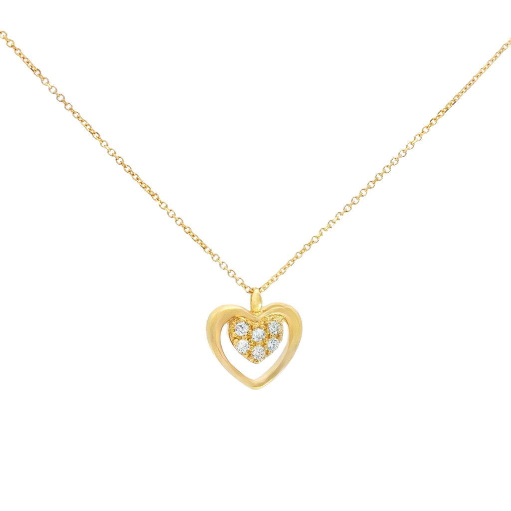 GARGANTILLA CORAZÓN CON ZIRCONES