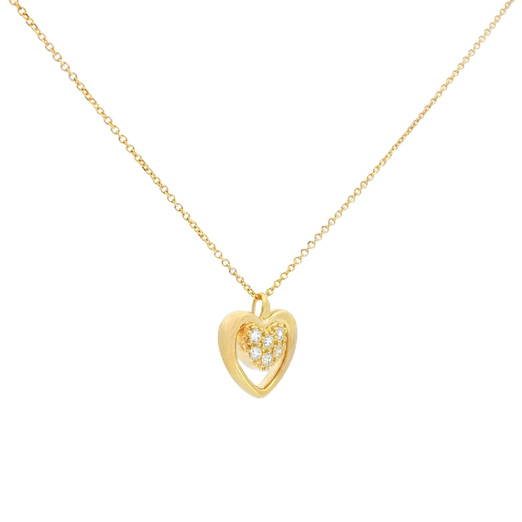 GARGANTILLA CORAZÓN CON ZIRCONES