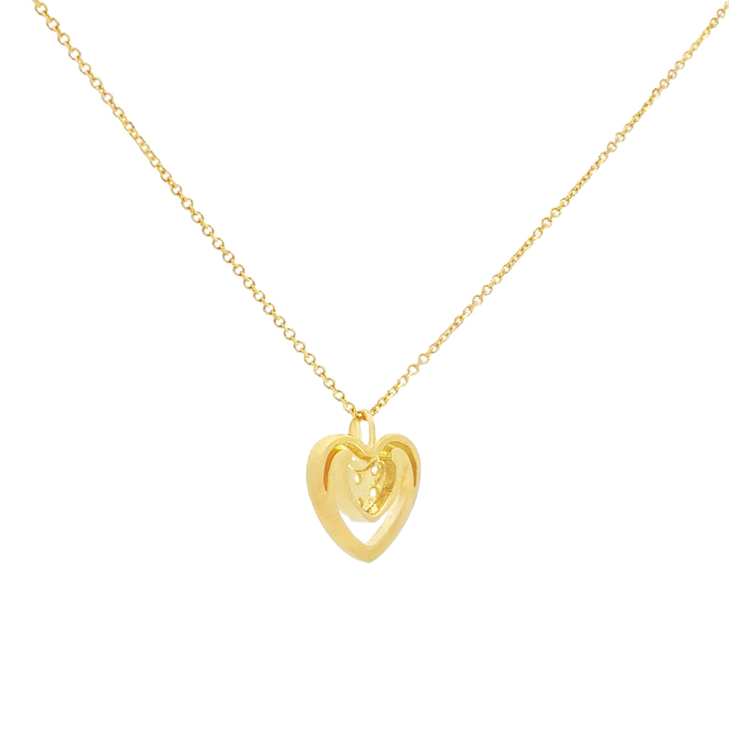 GARGANTILLA CORAZÓN CON ZIRCONES