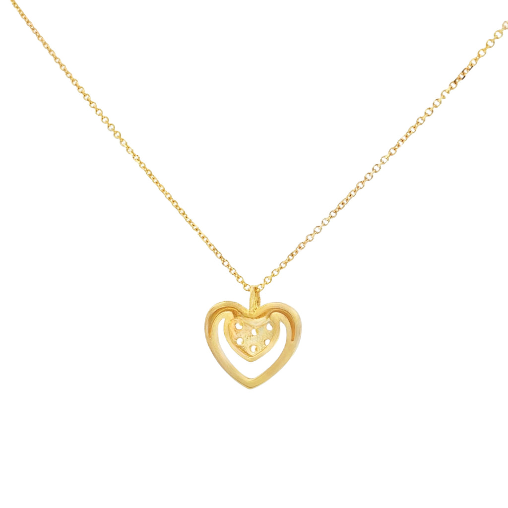 GARGANTILLA CORAZÓN CON ZIRCONES