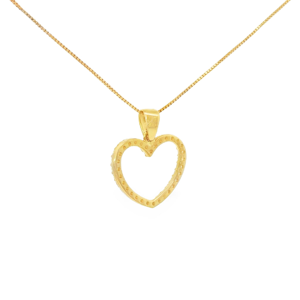 DIJE SILUETA CORAZÓN