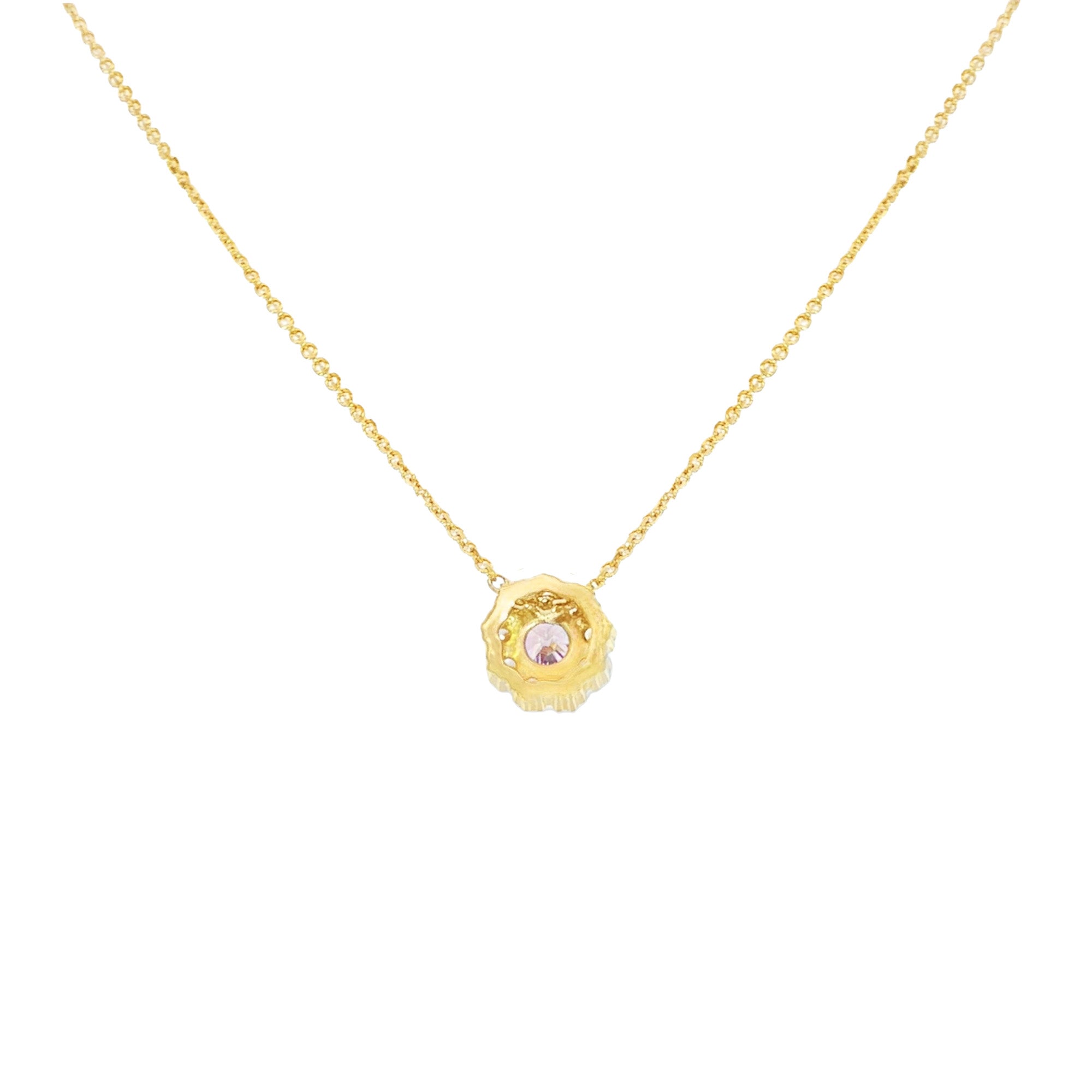 GARGANTILLA FLOR ZIRCONES