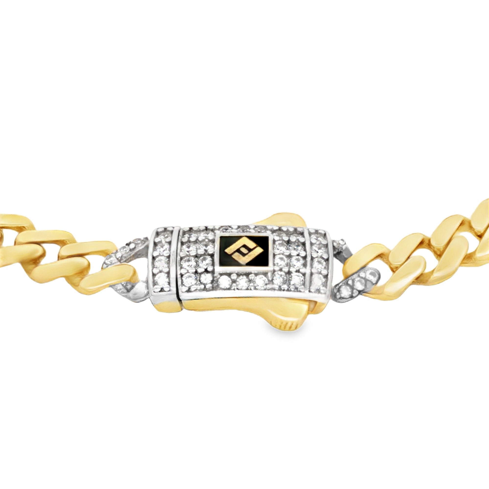 PULSERA TEJIDO GRUMETA ZIRCONES 20CM