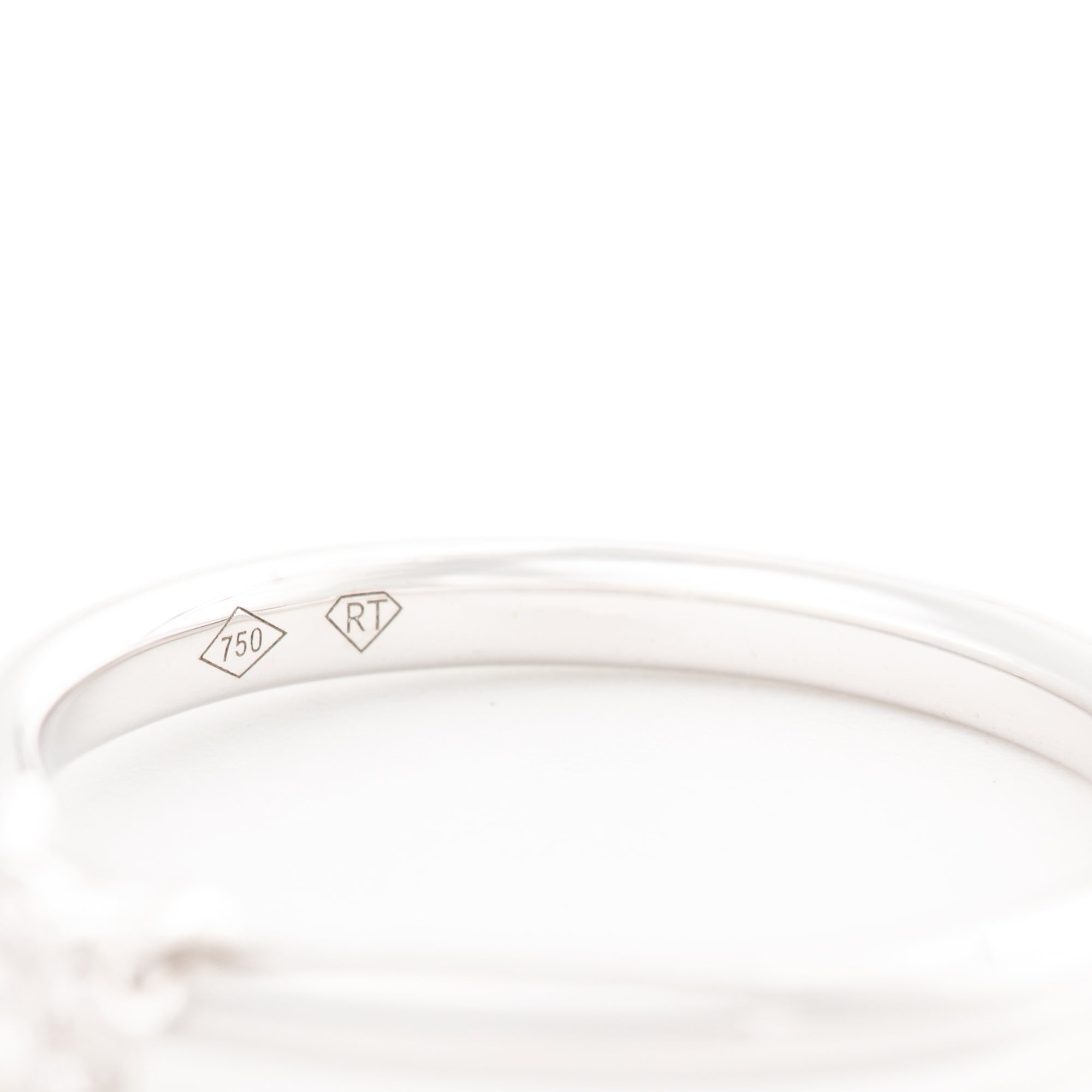 ANILLO SOLITARIO FLOR CON DIAMANTES