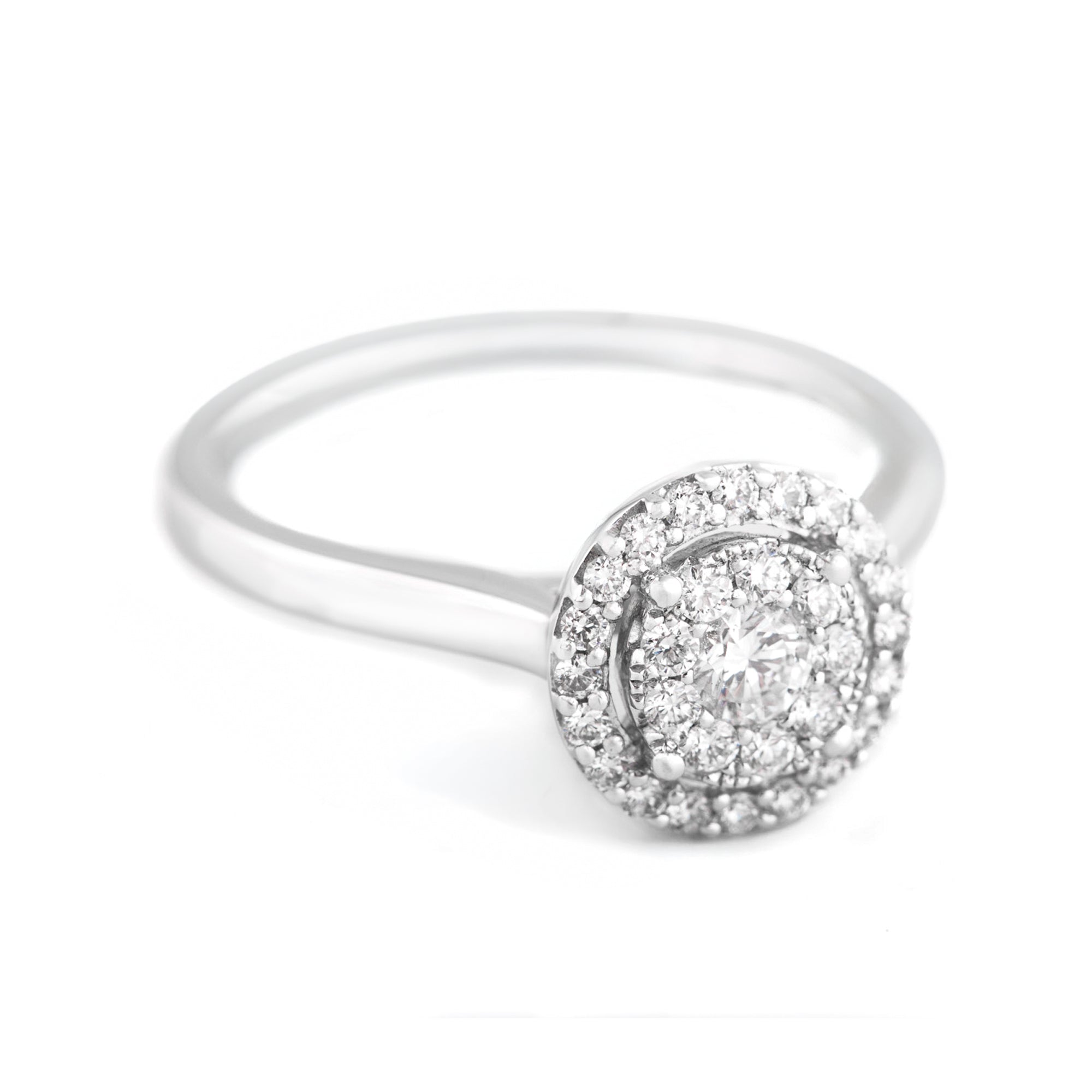 ANILLO FLOR CON DIAMANTES