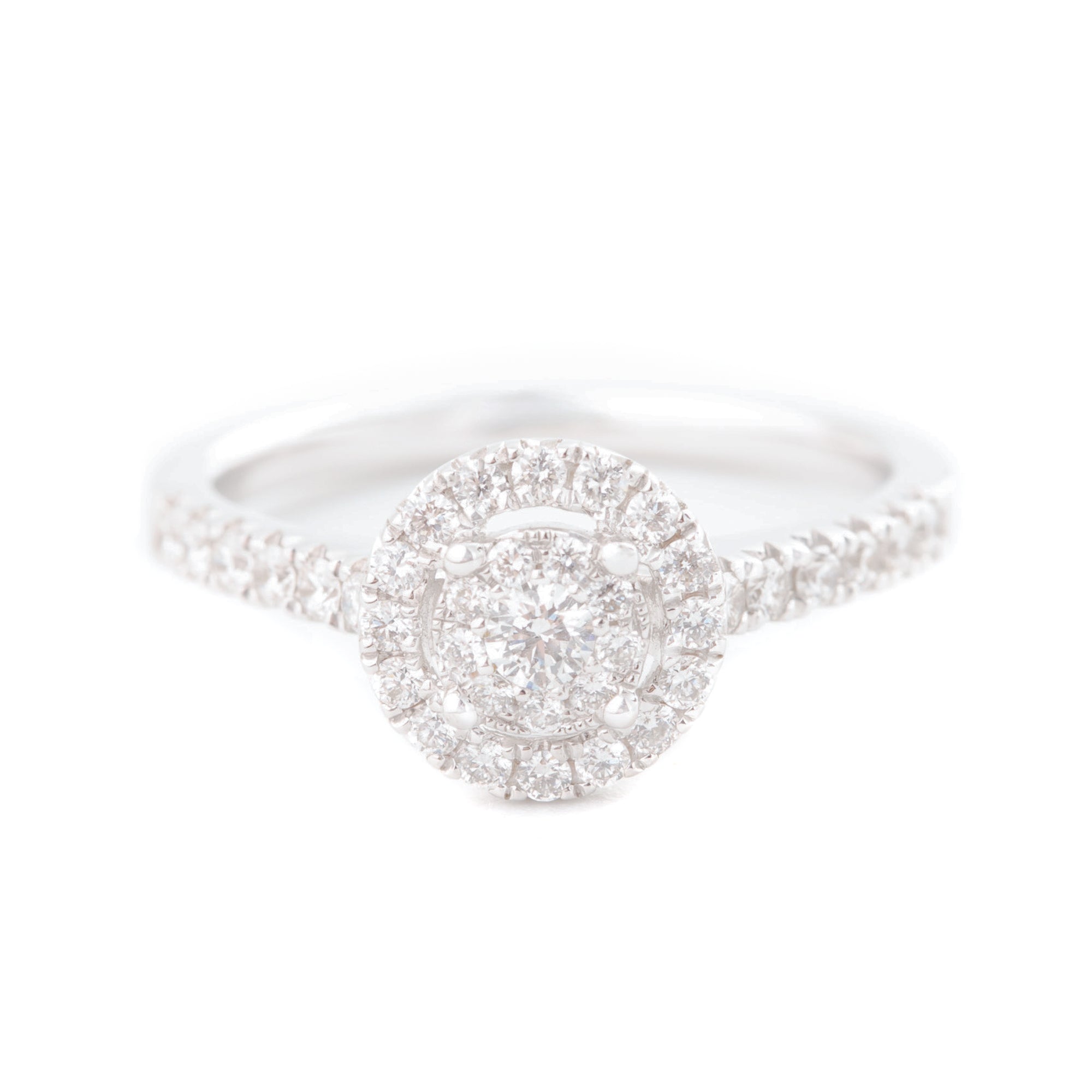 ANILLO FLOR CON DIAMANTES