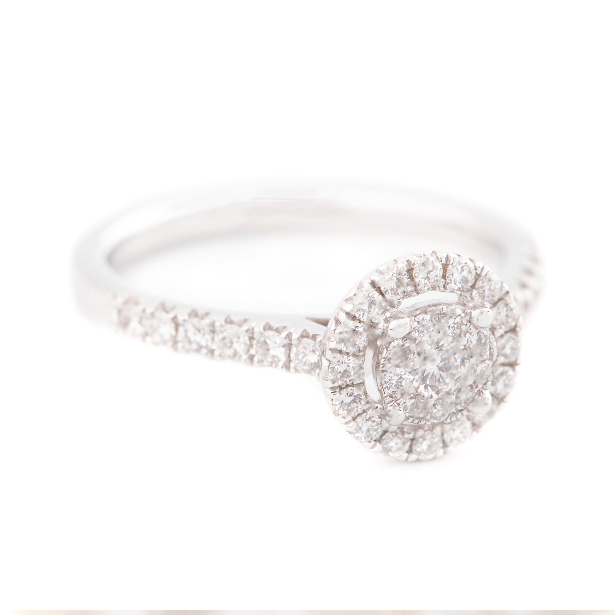 ANILLO FLOR CON DIAMANTES