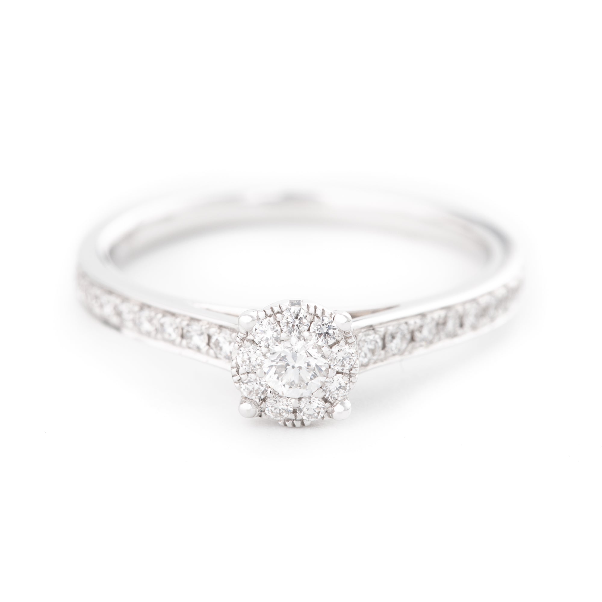 ANILLO FLOR CON DIAMANTES