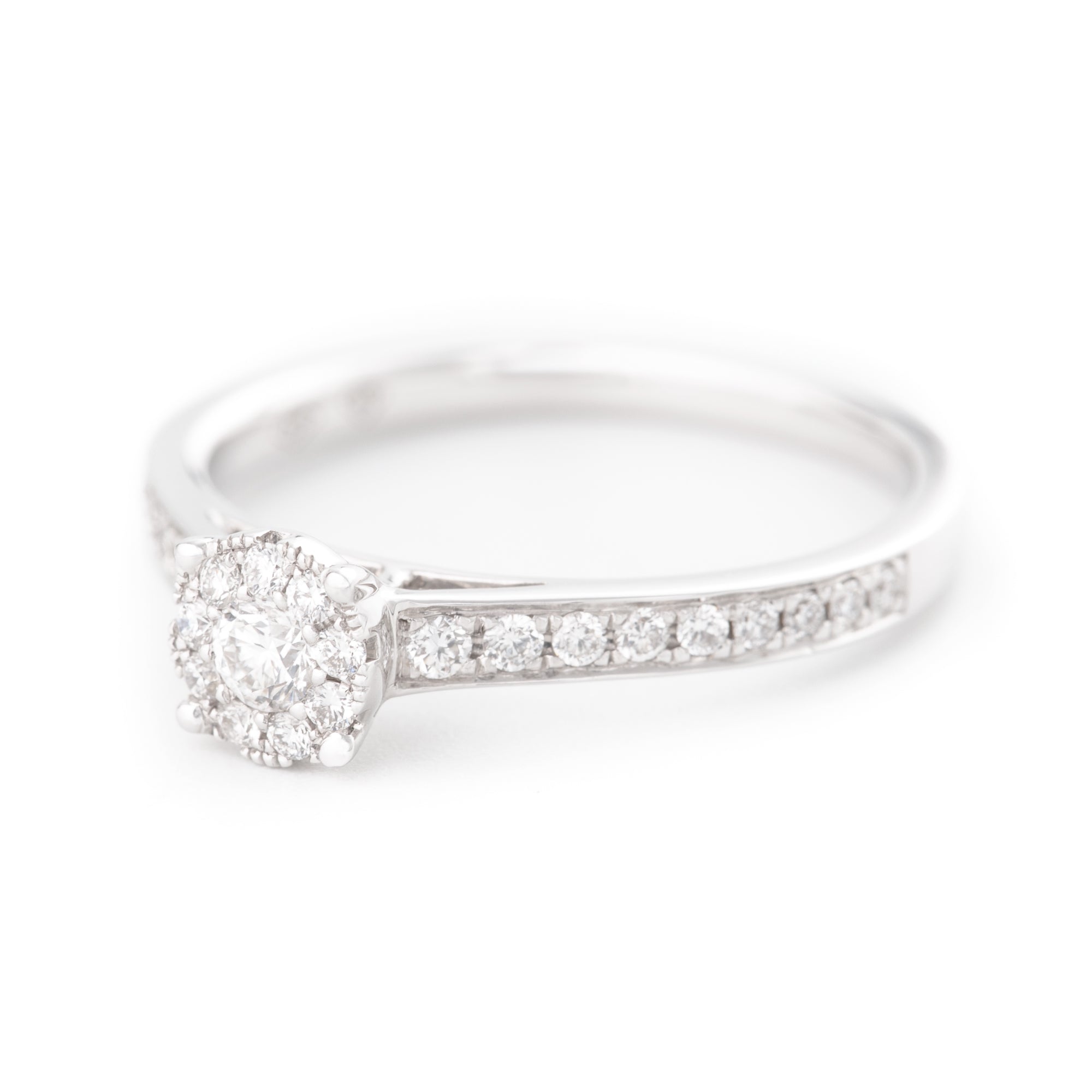 ANILLO FLOR CON DIAMANTES