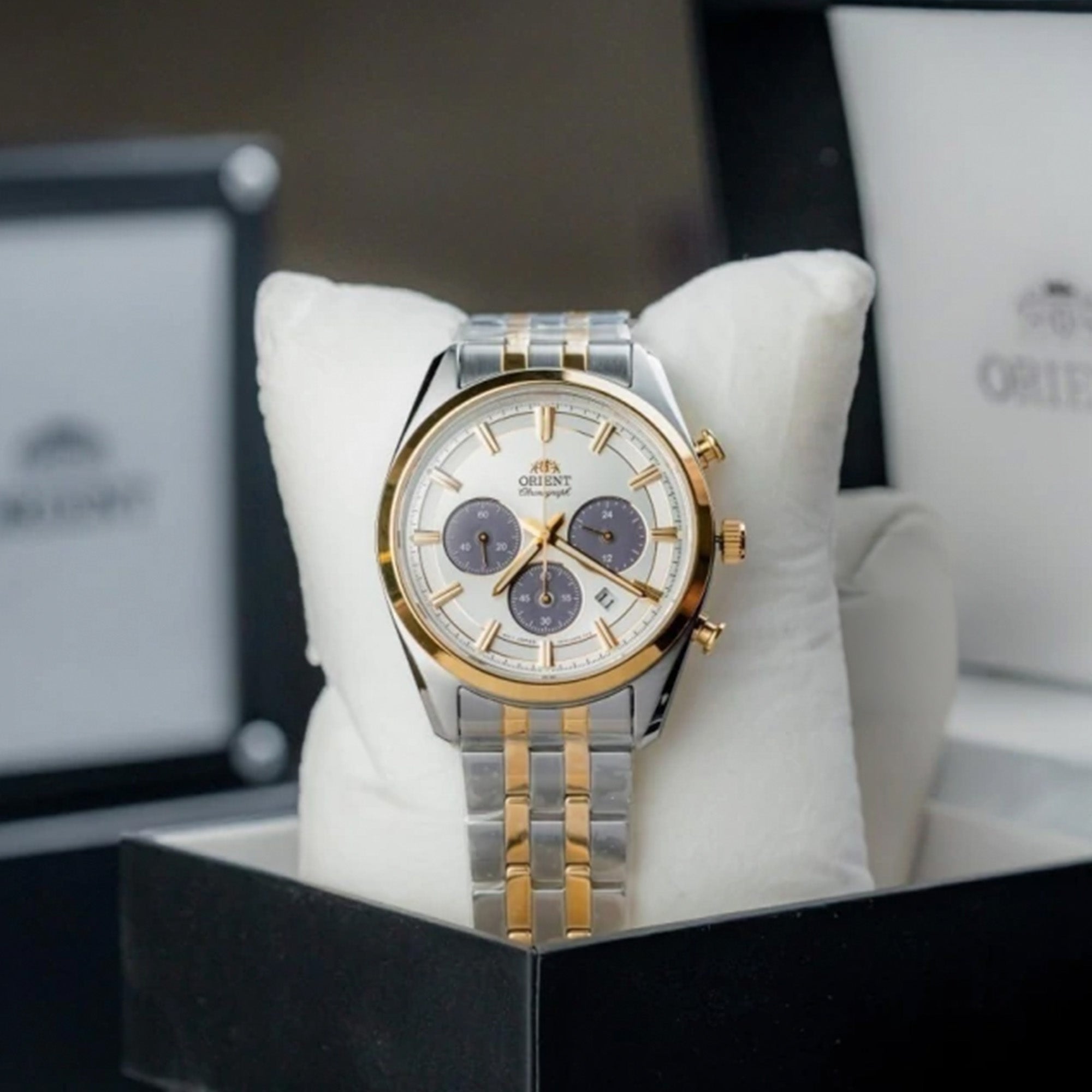 Reloj Orient Stretto Chronograph Solar Caballero