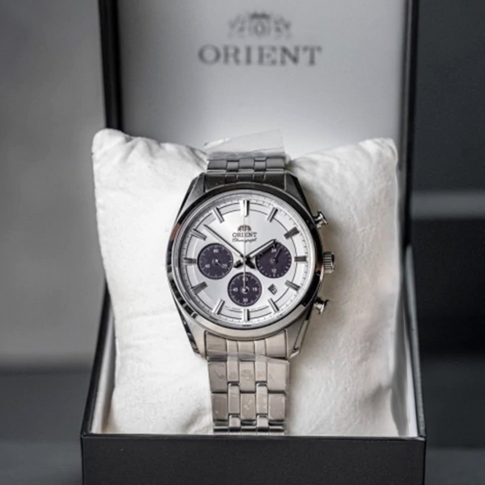Reloj Orient Stretto Chronograph Solar Caballero