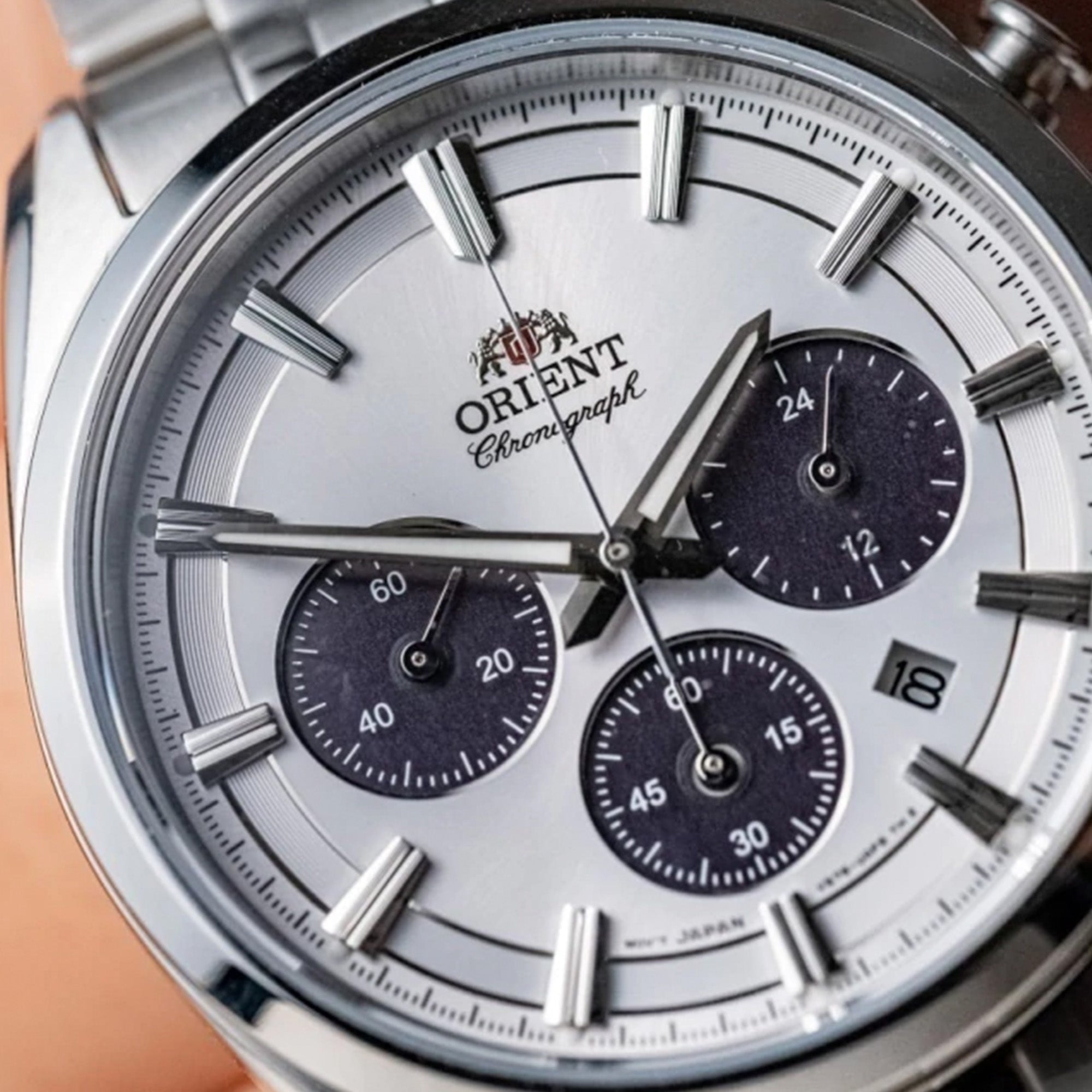 Reloj Orient Stretto Chronograph Solar Caballero