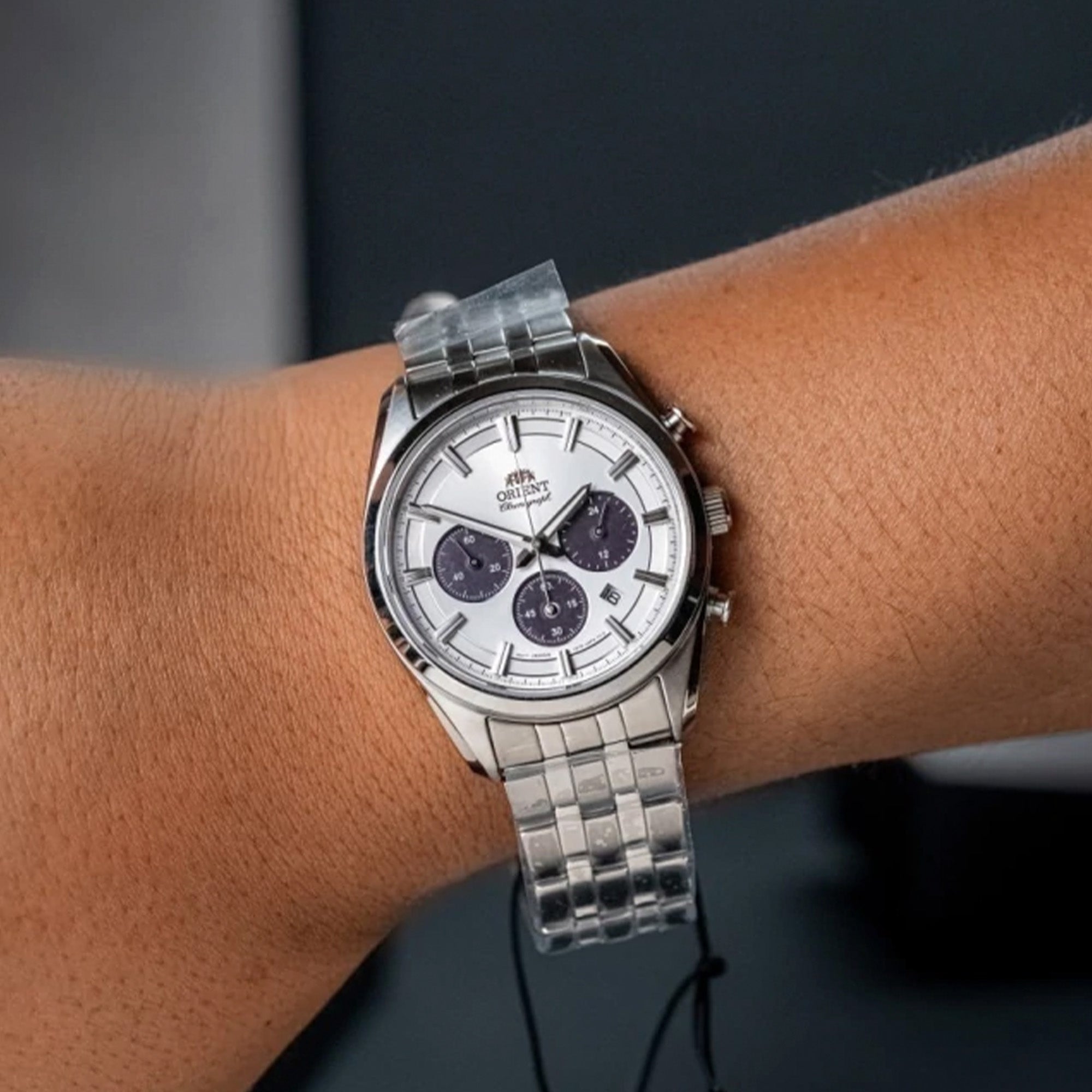 Reloj Orient Stretto Chronograph Solar Caballero