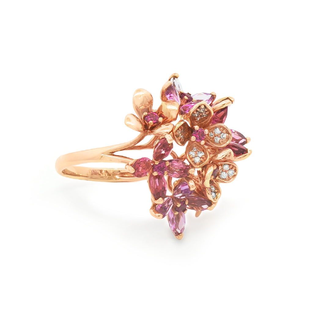 ANILLO FLORES MULTIPLES