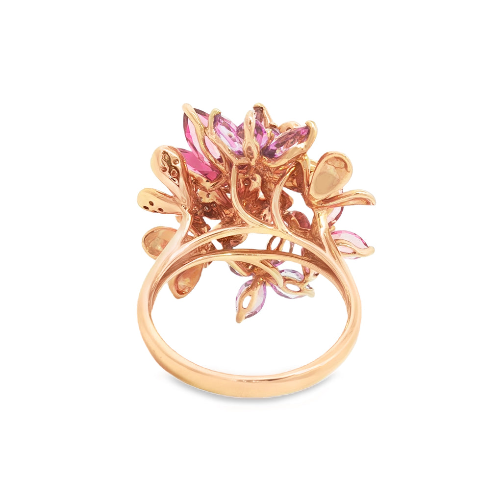 ANILLO FLORES MULTIPLES