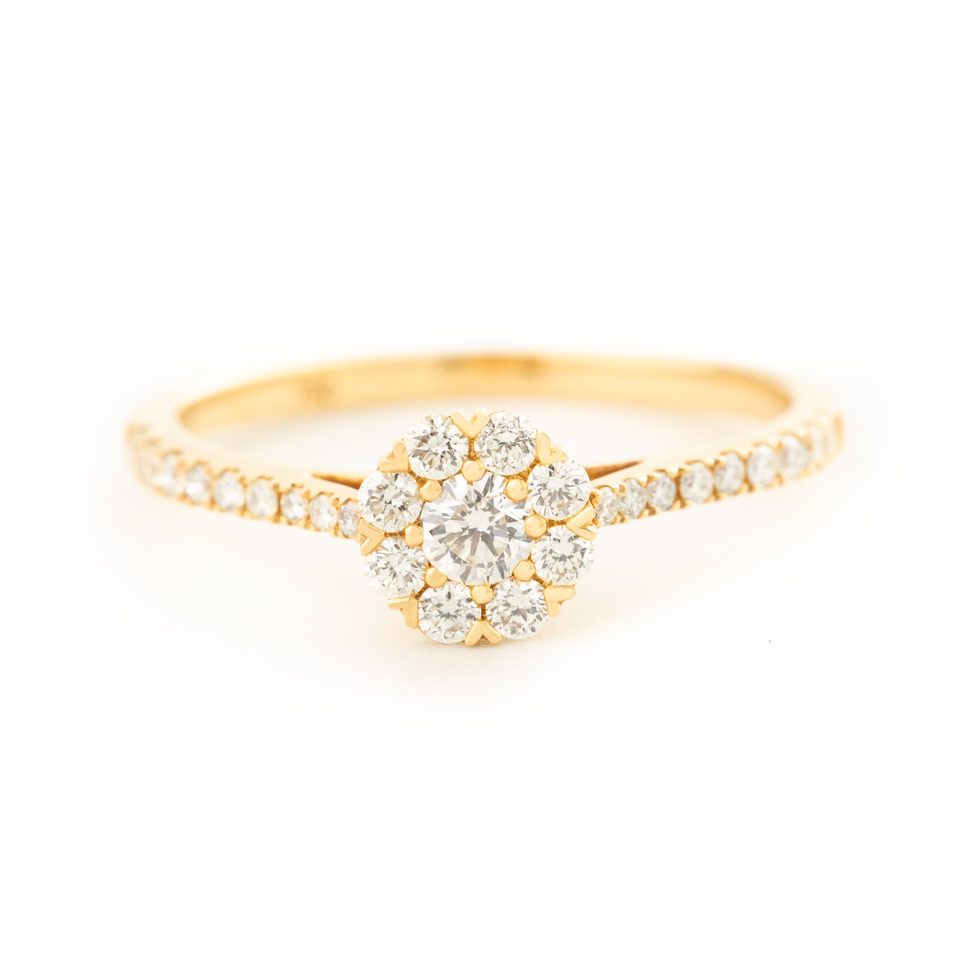 ANILLO FLOR CON DIAMANTES