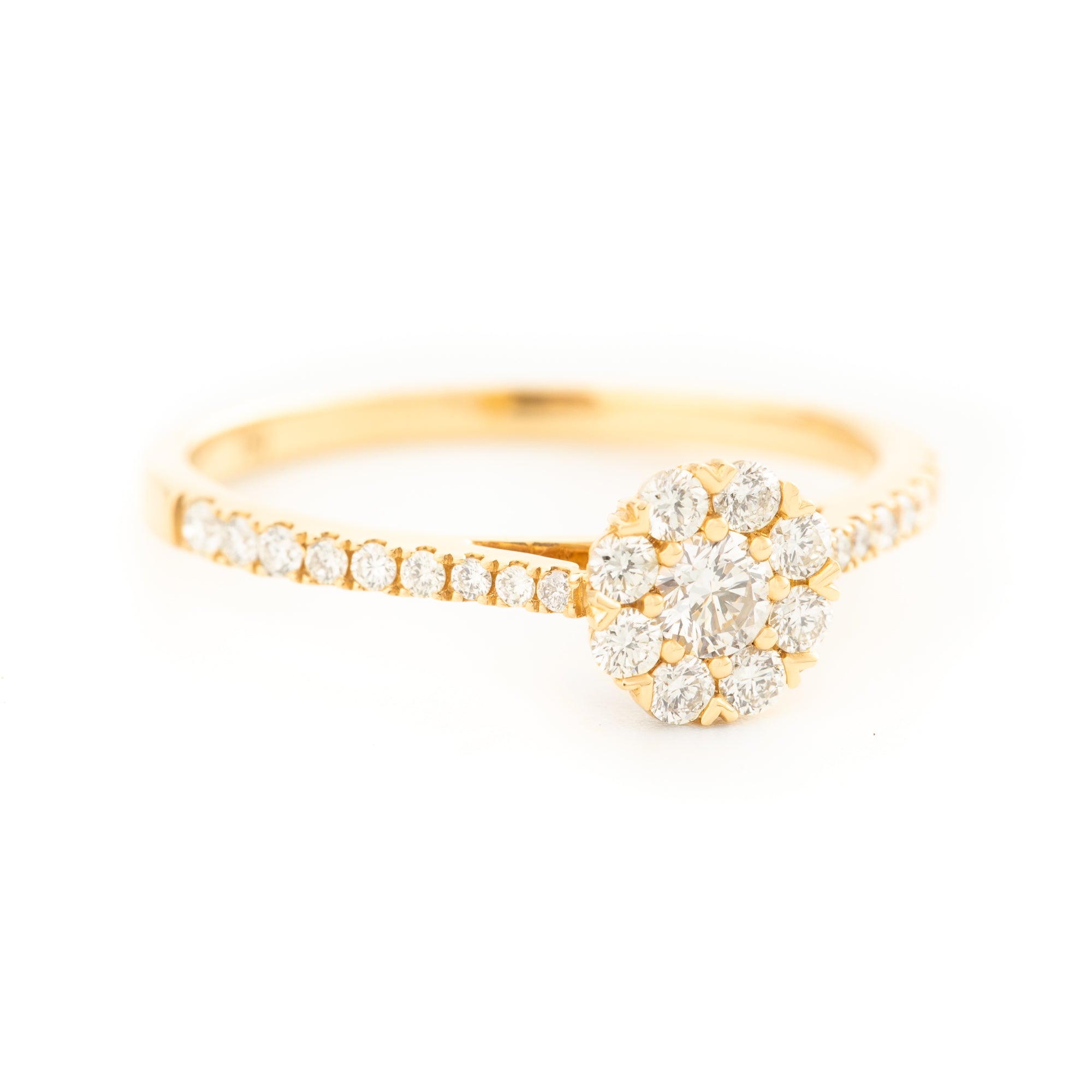 ANILLO FLOR CON DIAMANTES