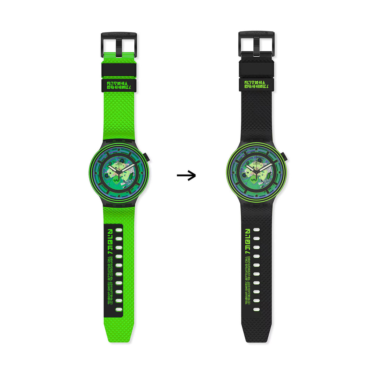 Reloj Swatch Big Bold Come In Peace Caballero