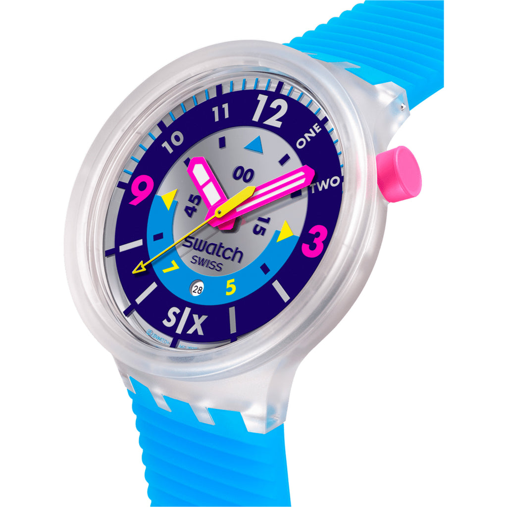 Reloj Swatch Neon Hielo Unisex