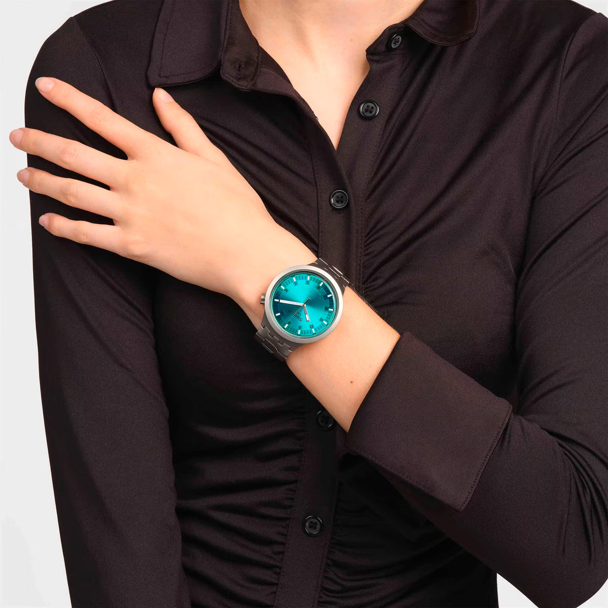 Reloj Swatch Big Bold Irony Aqua Shimmer Unisex