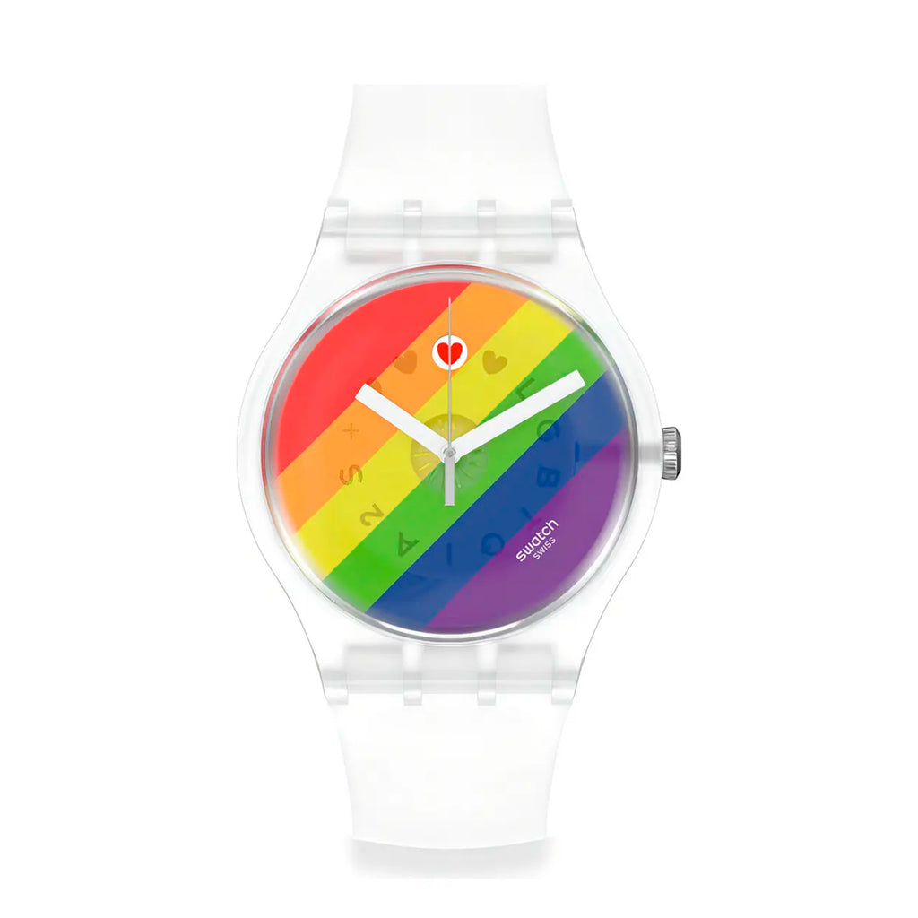 Reloj Swatch Stripe Fierce SO29K701 Unisex