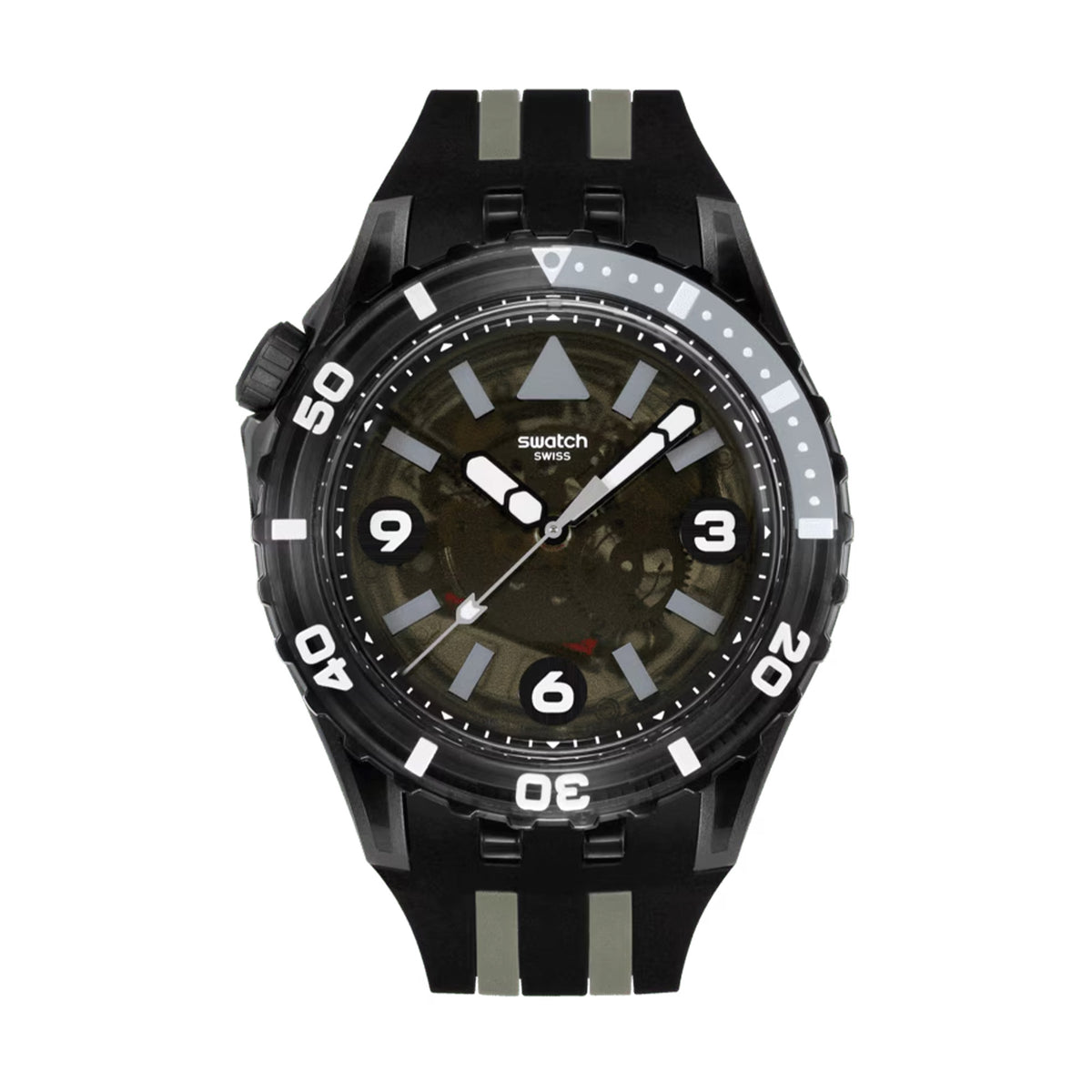Reloj Swatch Scubaqua Black Sea Nettle Caballero