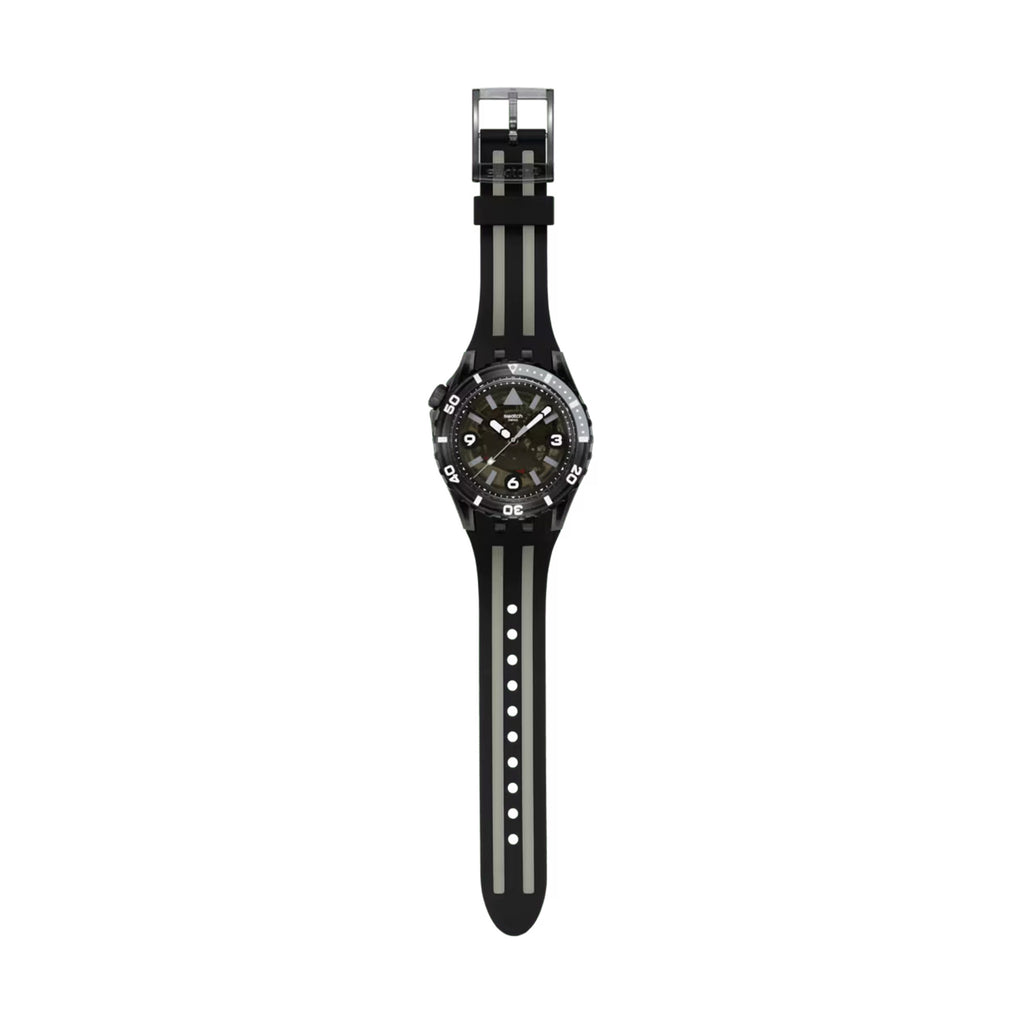 Reloj Swatch Scubaqua Black Sea Nettle Caballero