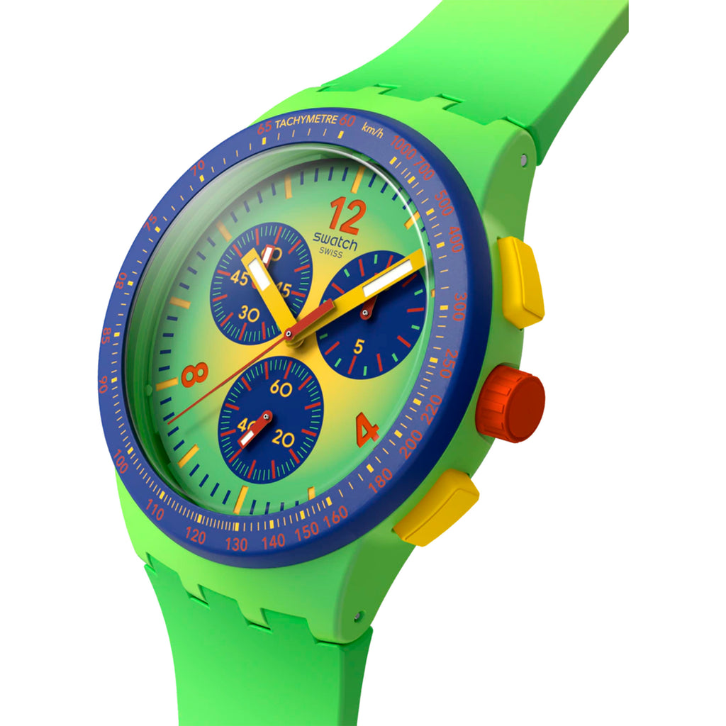 Reloj Swatch Flowing Freshly Chronograph Unisex