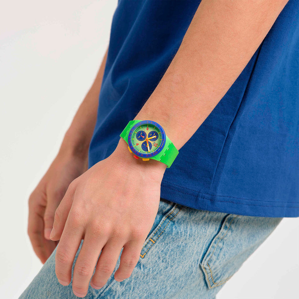 Reloj Swatch Flowing Freshly Chronograph Unisex