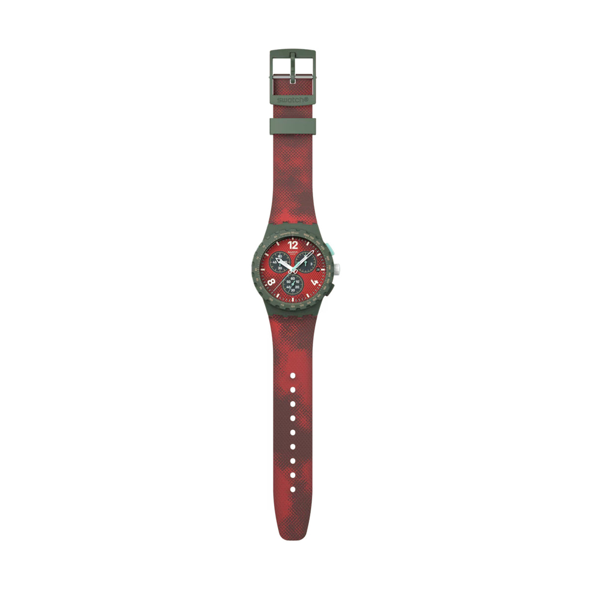 Reloj Swatch Crimson Foliage Chronograph Unisex