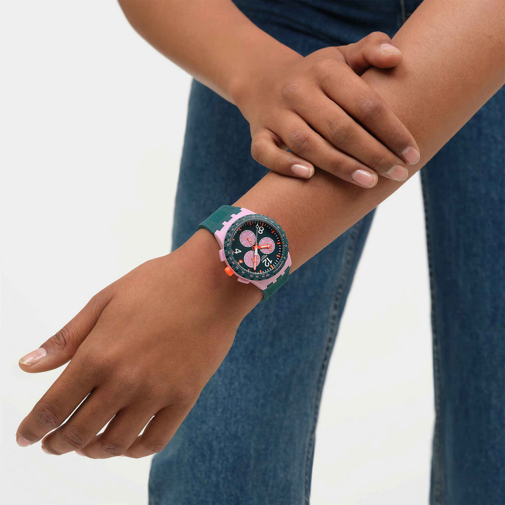 Reloj Swatch Moment of Rose Chronograph Unisex