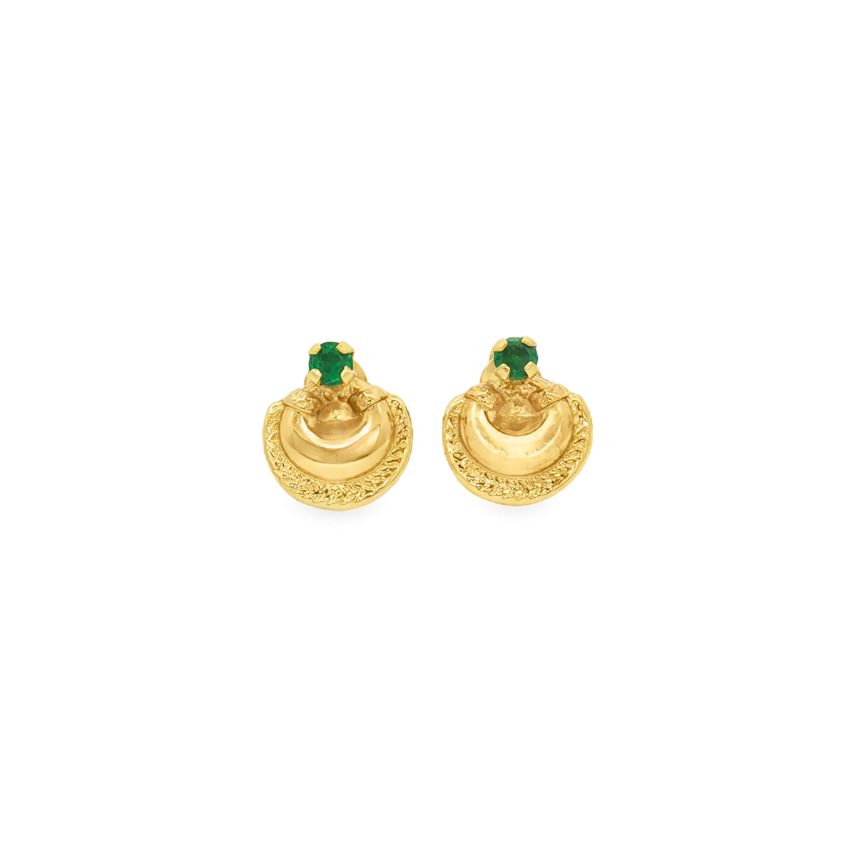 ARETES PRECOLOMBINOS DE ESMERALDAS