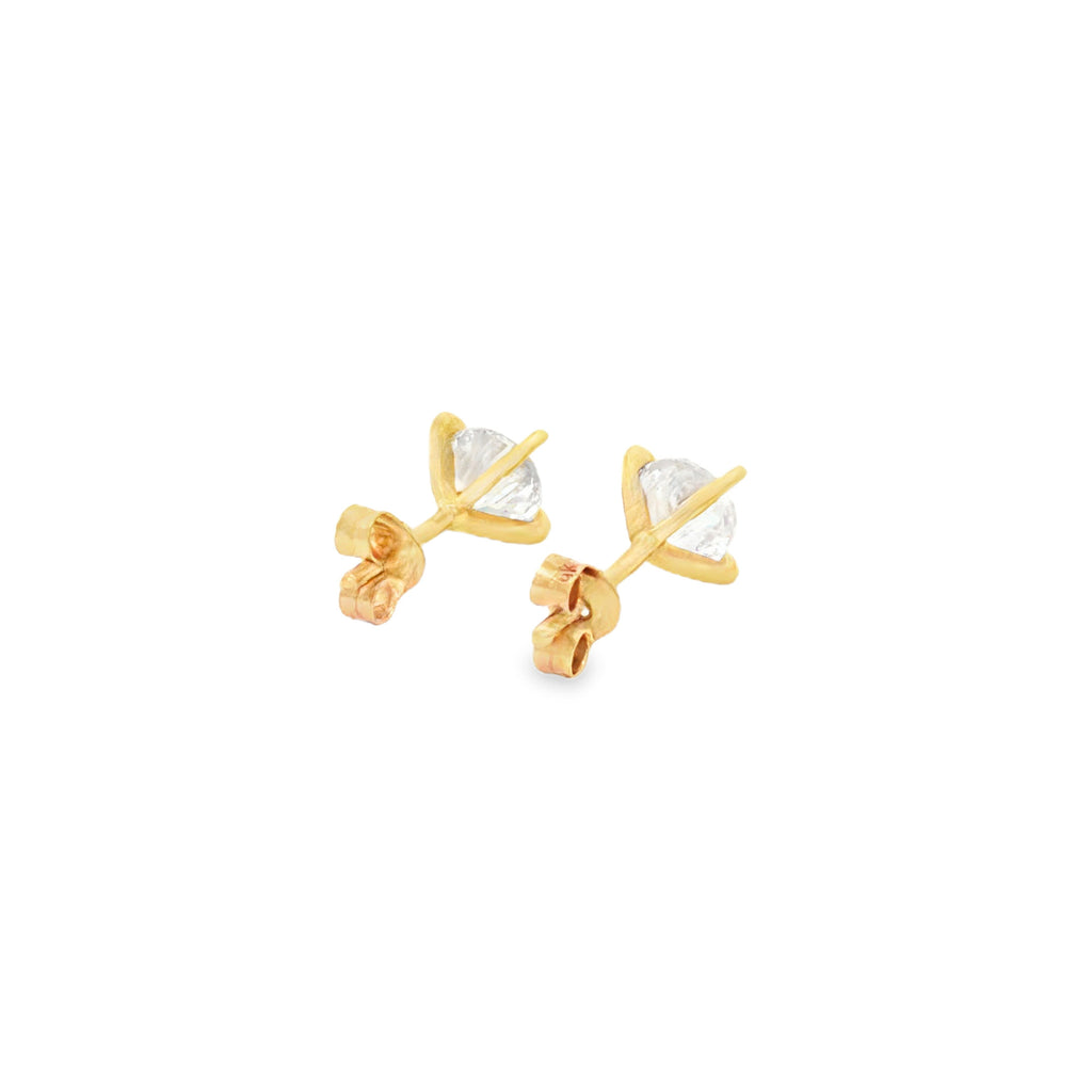 ARETES CON ZIRCÓN 4 UÑAS