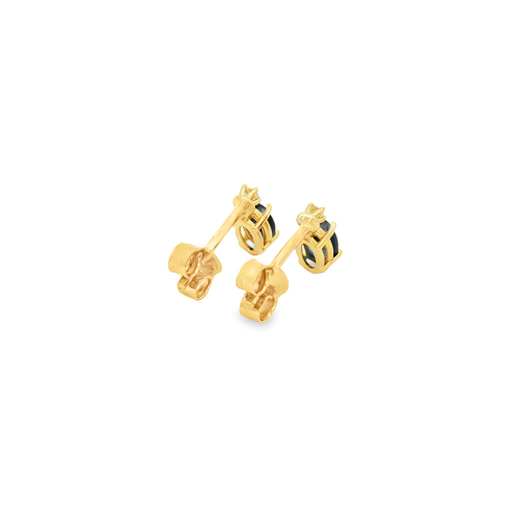 ARETES CON ZAFIROS Y DIAMANTES
