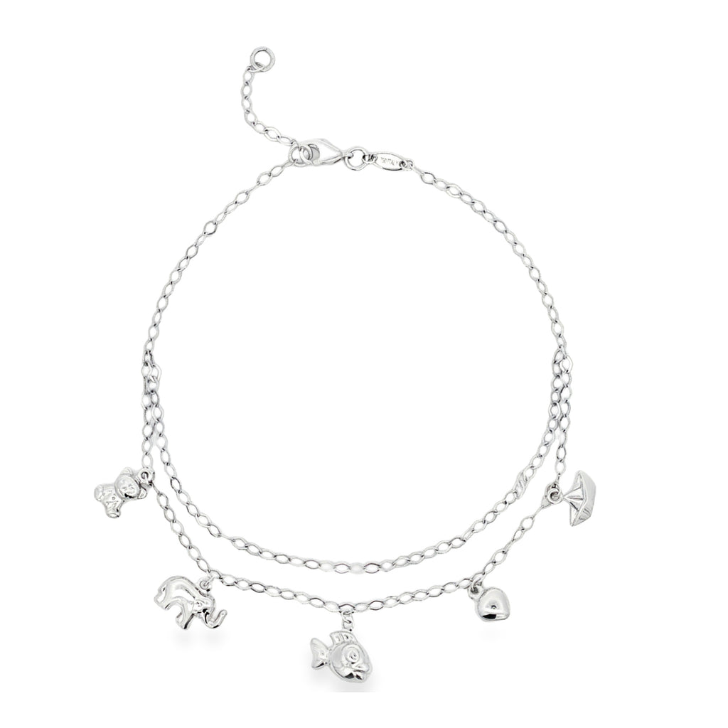 TOBILLERA FORZATINA DOBLE CON DIJES