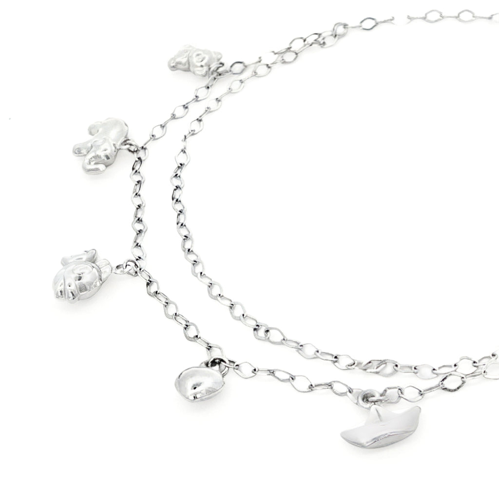 TOBILLERA FORZATINA DOBLE CON DIJES