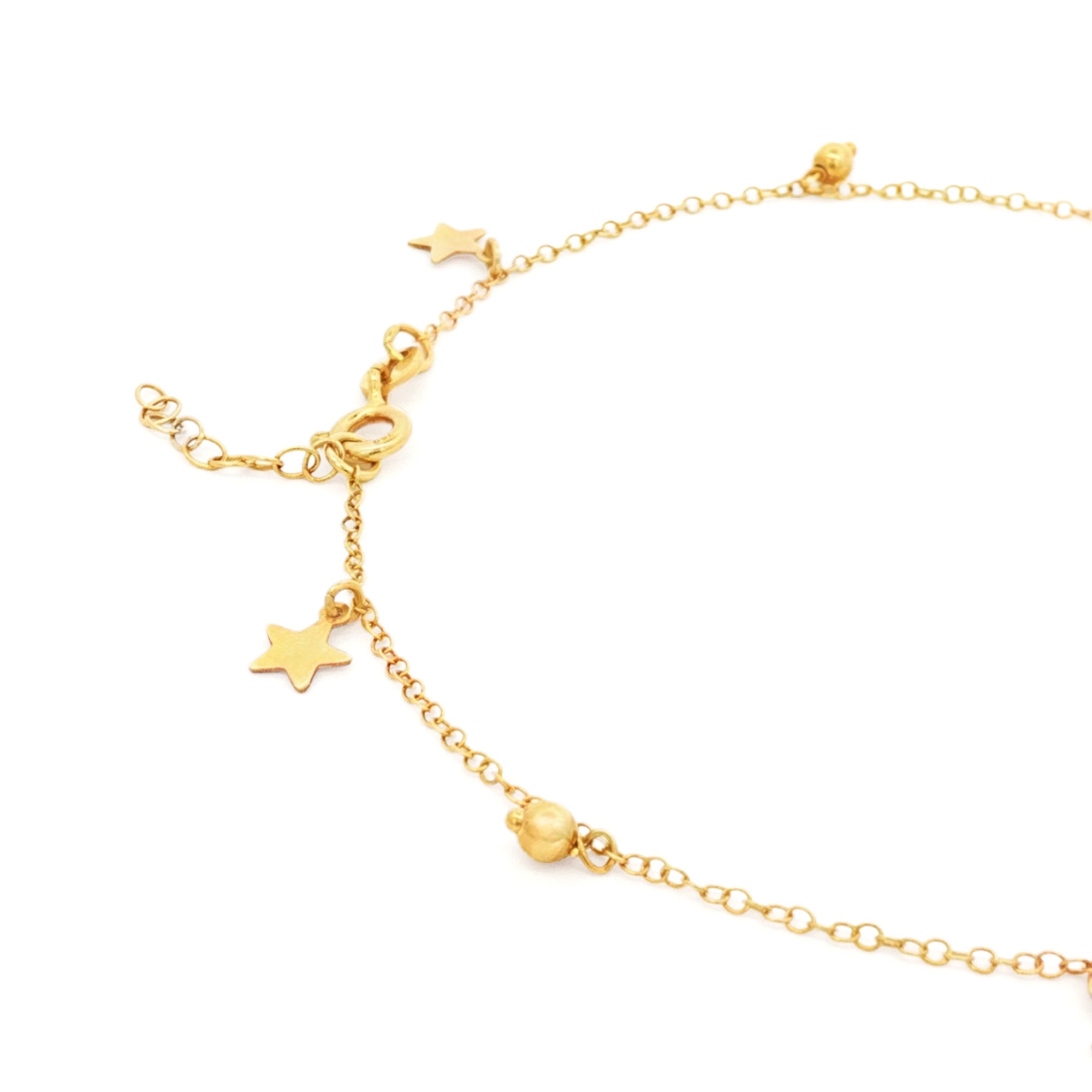 TOBILLERA CON ESTRELLAS Y BOLA