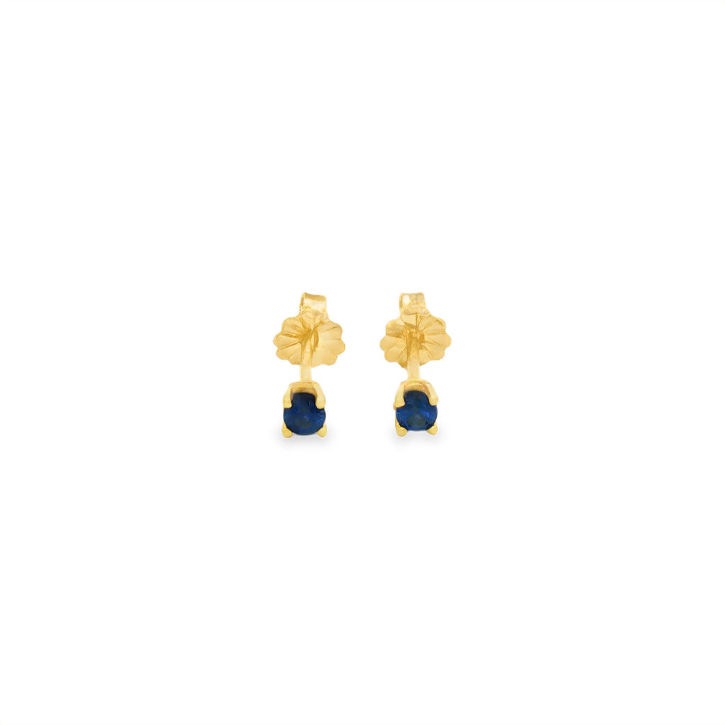 ARETES CON ZAFIROS