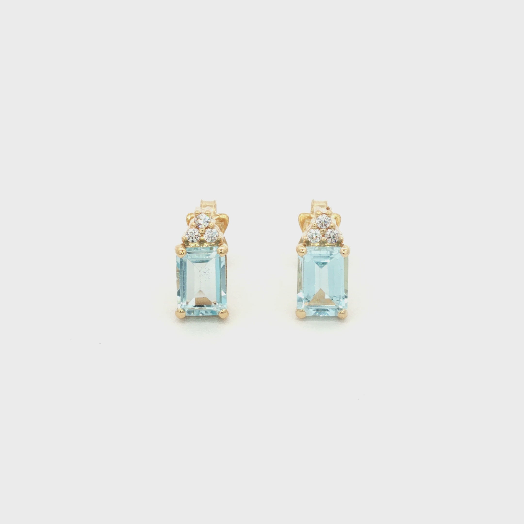 ARETES TOPACIO CON ZIRCONES