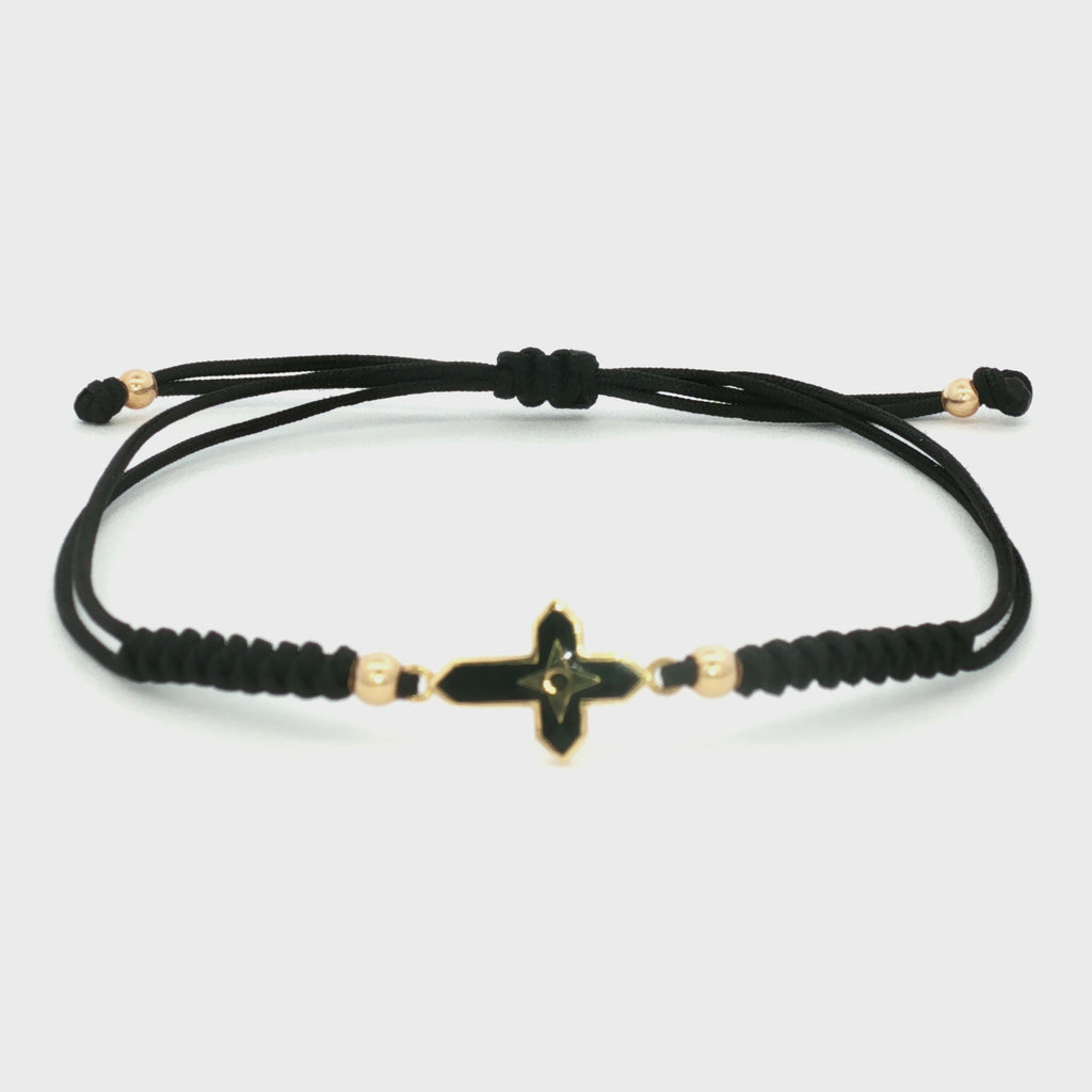 PULSERA HILO NEGRO CRUZ
