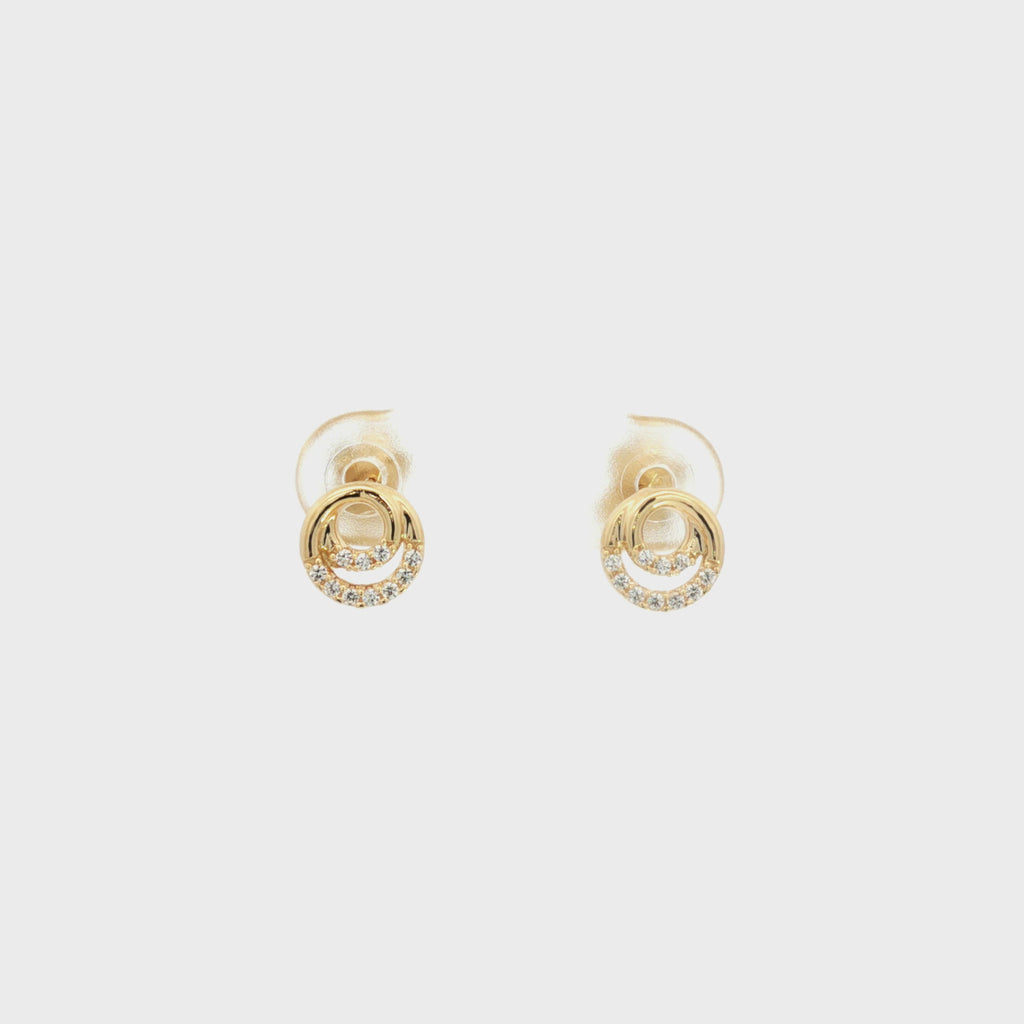ARETES ESPIRAL ZIRCONES