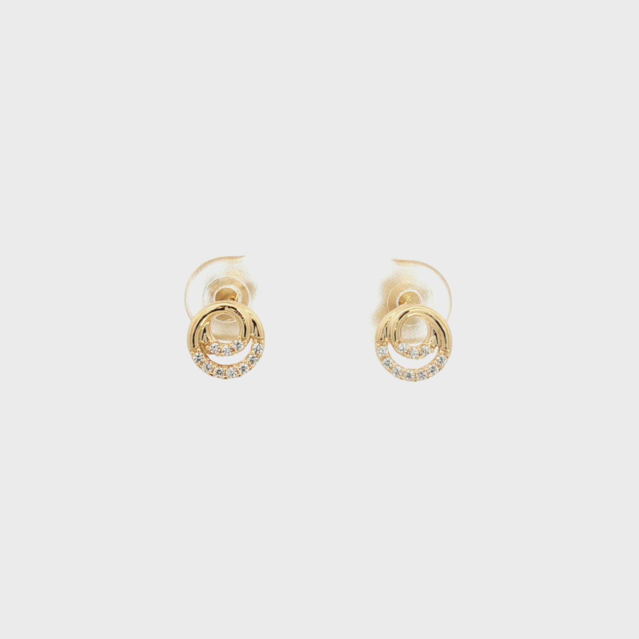 ARETES ESPIRAL ZIRCONES
