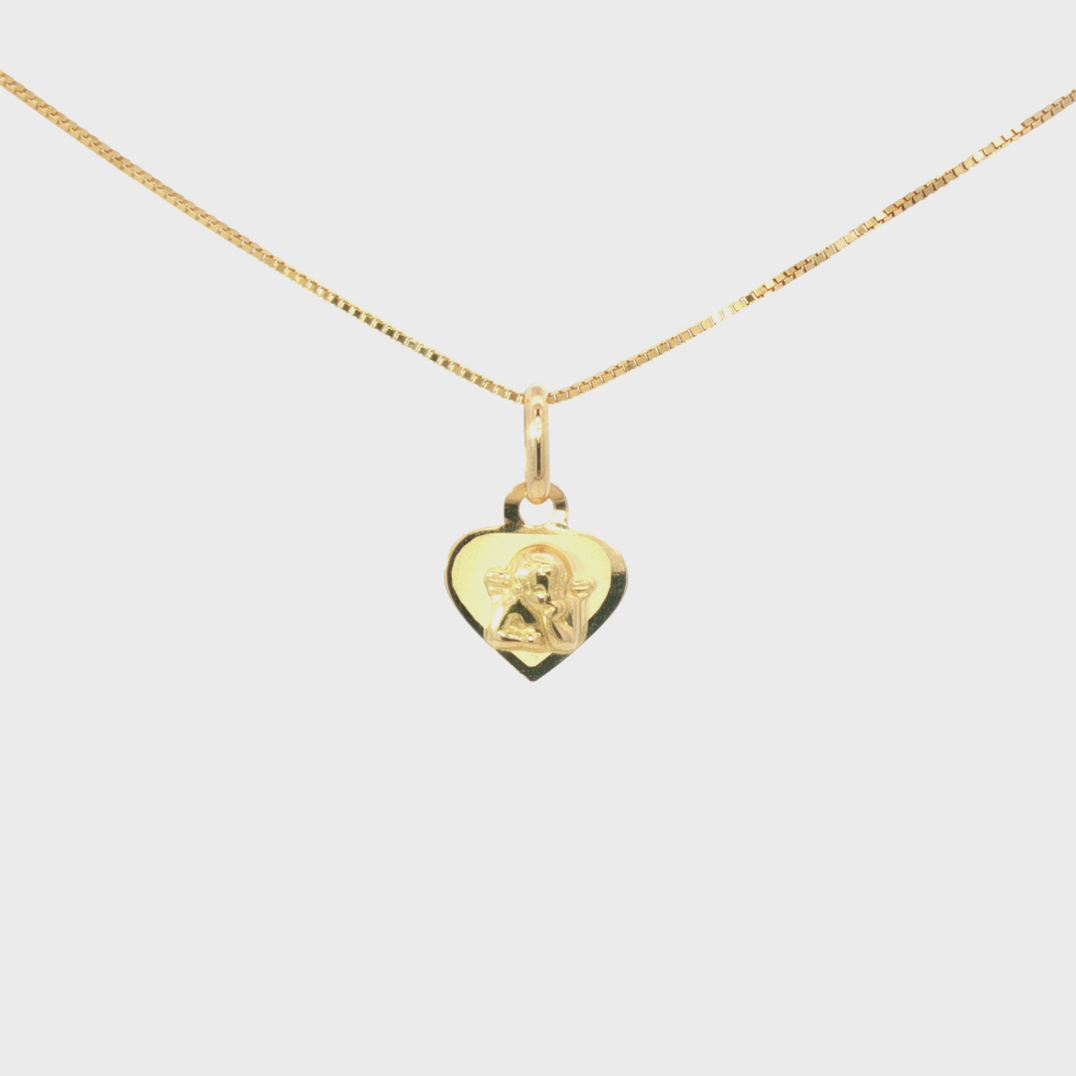 DIJE CORAZÓN ÁNGEL DE LA GUARDA