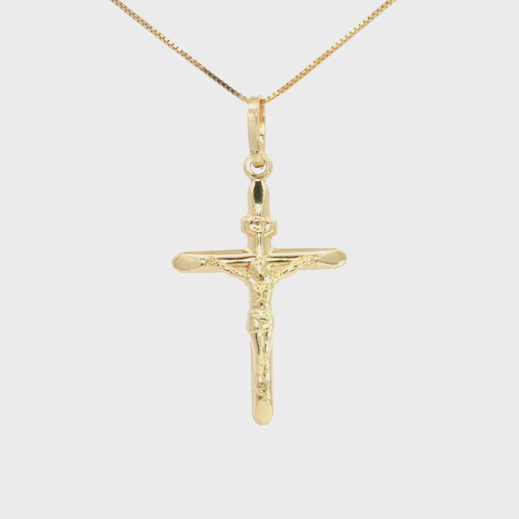 DIJE CRISTO TUBO PUNTAS
