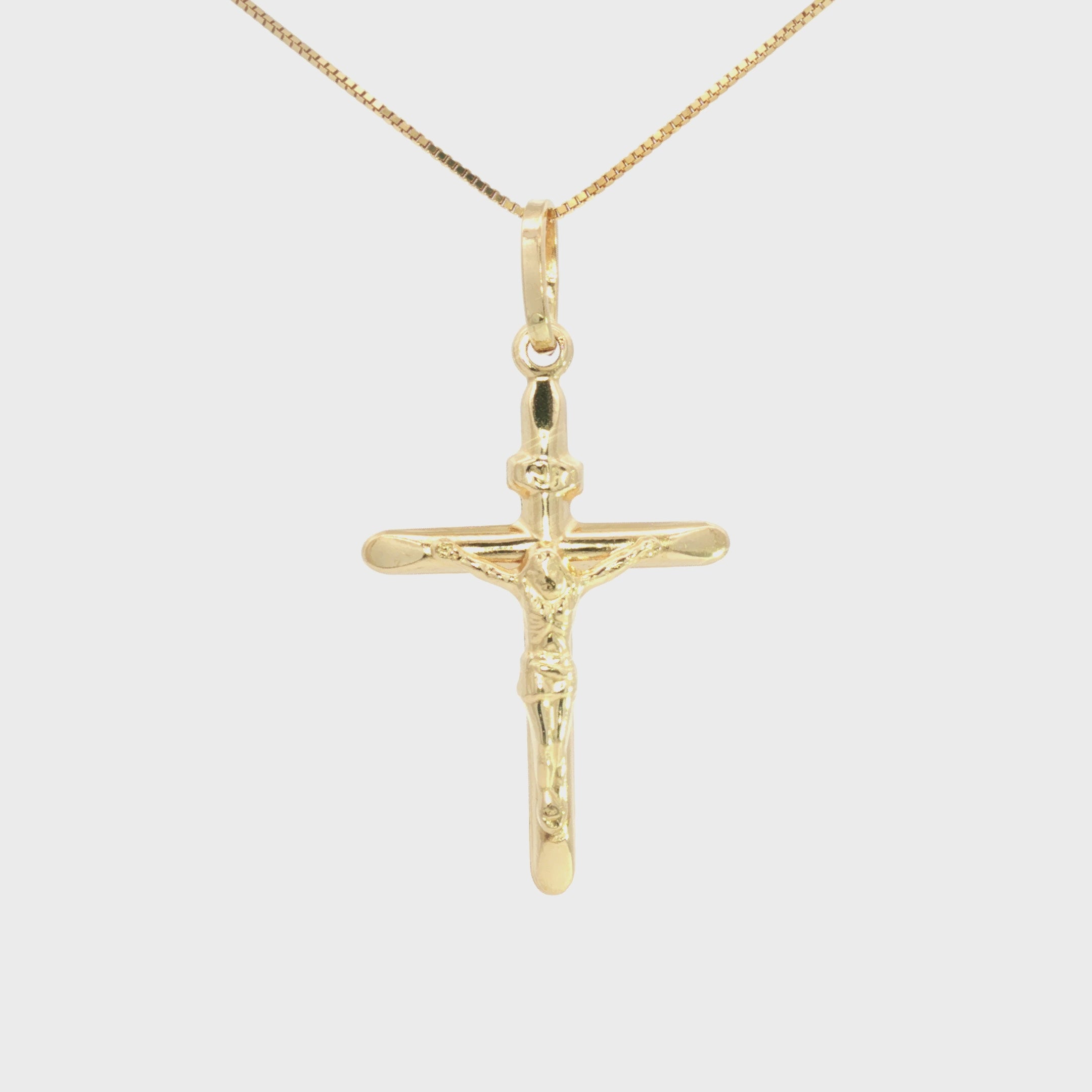 DIJE CRISTO TUBO PUNTAS